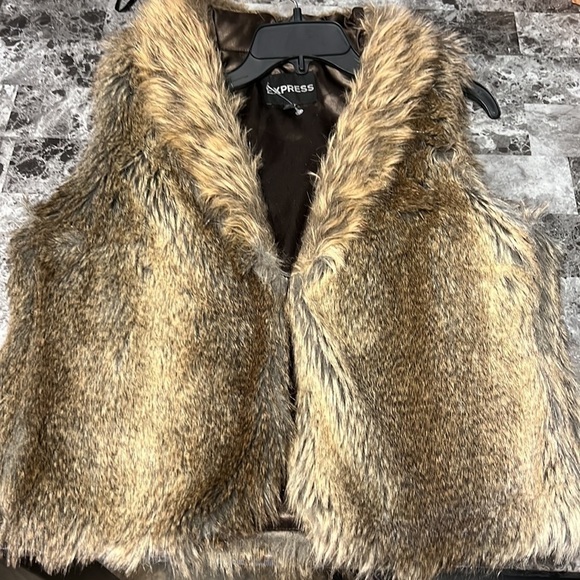 Express Faux Fur Western Country Cowgirl Neutral Ranch Rodeo Festival Layer L - Picture 13 of 13